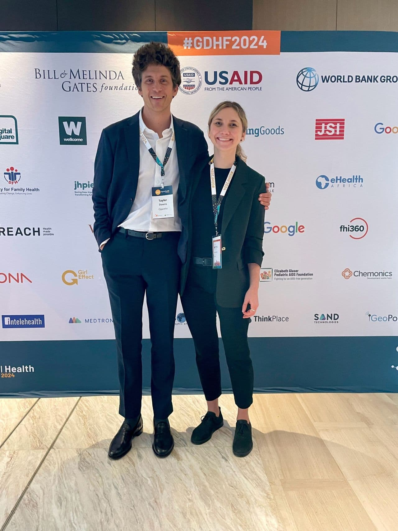 Taylor and Aleksa at GDHF in Kenya