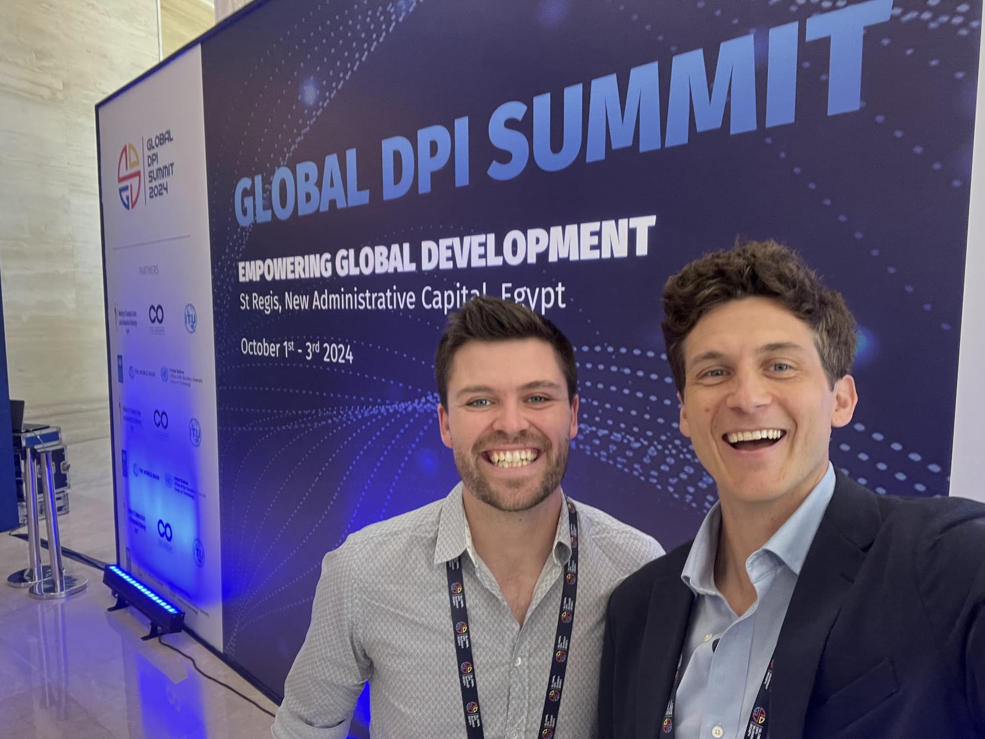 Jack and Taylor at the Global DPI Summit in Cairo